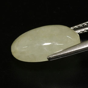 5.89カラットの天然マルチカラージェダイト、透明、透明/半透明