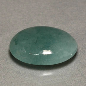 2.63カラットの天然グリーンヒスイ輝石（ジェダイト）（11.1×8.5 mm・透明）