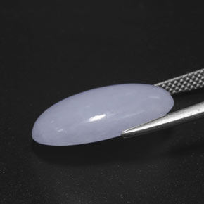 10.99カラットの天然ラベンダージェダイト、オーバルカット、オペーク