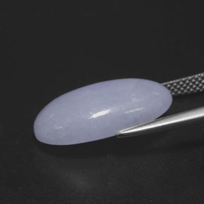 9.81カラットの天然ラベンダージェダイト、オーバルカット、オペーク