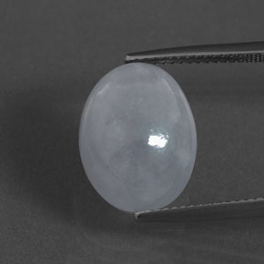9.76カラットの天然ラベンダーヒスイ輝石（ジェダイト）（15×11.6 mm・オーバルカット）