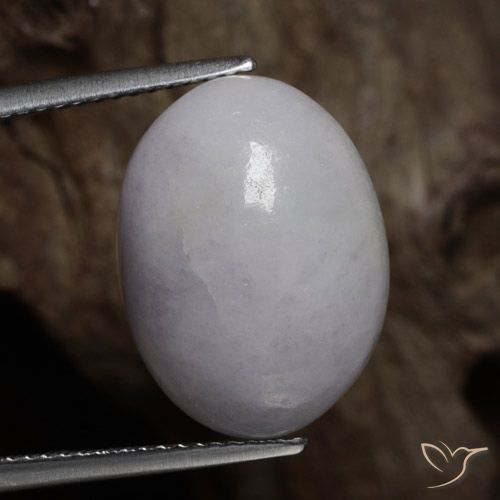 14.15ct 天然 グレー ジェダイト, 楕円形, オペーク