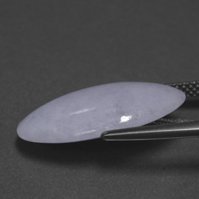 10.43カラットの天然ラベンダージェダイト、オーバルカット、オペーク