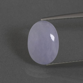 2.17カラットの天然ラベンダーヒスイ輝石（ジェダイト）（11.7×8.4 mm・オーバルカット）