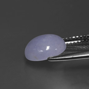 2.90カラットの天然ラベンダーヒスイ輝石（ジェダイト）（9.7×7.9 mm・オーバルカット）