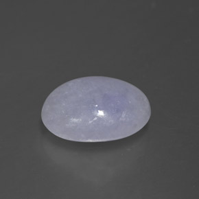 3.28カラットの天然ラベンダーヒスイ輝石（ジェダイト）（11.2×8.1 mm・オーバルカット）