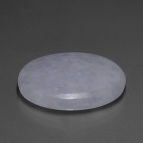 20.64カラットの天然ラベンダーヒスイ輝石（ジェダイト）（23.1×18.3 mm・オーバルカット）