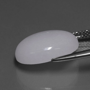 9.73カラットの天然ラベンダージェダイト、オーバルカット、半透明