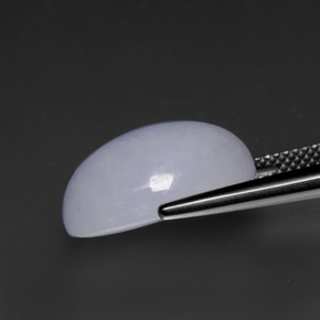 15.97カラットの天然ラベンダージェダイト、楕円形、オペーク