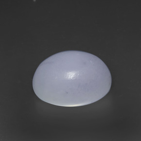 14.60カラットの天然ラベンダージェダイト、オーバルカット、オペーク