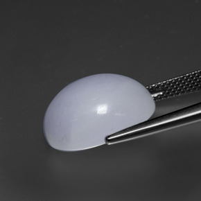 14.60カラットの天然ラベンダージェダイト、オーバルカット、オペーク