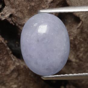 4.28カラットの天然ラベンダージェダイト、オーバルカット、オペーク