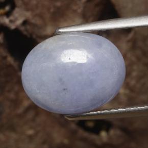 4.28カラットの天然ラベンダージェダイト、オーバルカット、オペーク