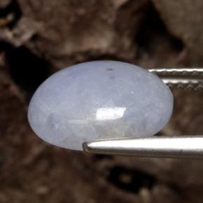 4.28カラットの天然ラベンダージェダイト、オーバルカット、オペーク