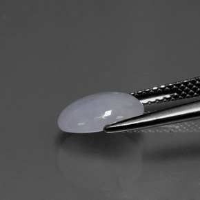 2.00カラットの天然ラベンダーヒスイ輝石（ジェダイト）（9.3×7.5 mm・オーバルカット）