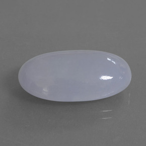 20.87カラットの天然ラベンダーヒスイ輝石（ジェダイト）（22.3×14 mm・オーバルカット）
