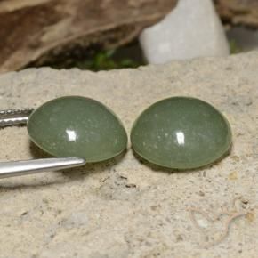 Shop natural 13.90ct 茶色がかったグリーン ジェダイト gems, ラウンド, from ミャンマー at GemSelect. In stock, global shipping!