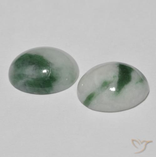 Shop natural 8.67ct 灰色がかった緑 ジェダイト gems, 楕円形, from ミャンマー at GemSelect. In stock, global shipping!