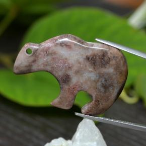 47.04カラットの天然マルチカラー碧玉、ファンシーシェイプ、オペーク