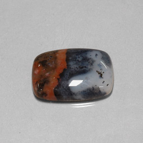 10.67カラットの天然マルチカラージャスパー（19.1×14 mm・クッションカット）