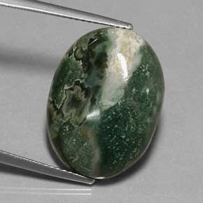 13.88カラットの天然マルチカラージャスパー（20.2×15.2 mm・オーバルカット）