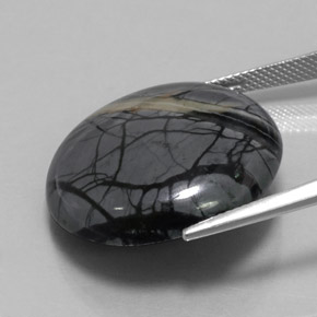 30.49カラットの天然マルチカラー碧玉、ラウンドカット、オペーク