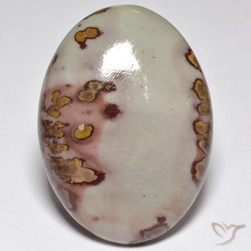 37.10ct 天然 マルチカラー 碧玉, 楕円形, オペーク