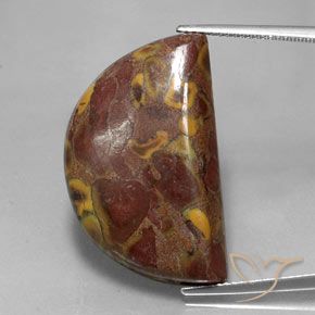 27.40ct 天然 マルチカラー 碧玉, ファンシー, オペーク