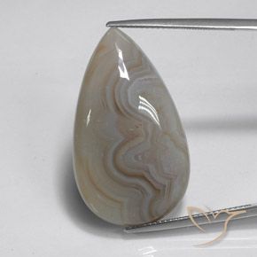 26.74ct 天然 マルチカラー 碧玉, 洋梨の形, オペーク