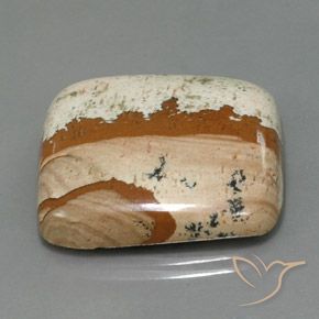 35.02カラットの天然マルチカラー碧玉、四角形、オペーク