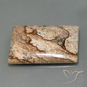 32.44カラットの天然マルチカラー碧玉、バゲット、オペーク