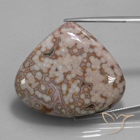 52.10ct 天然 マルチカラー 碧玉, 洋梨の形, オペーク