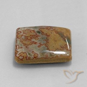 36.10カラットの天然マルチカラー碧玉、バゲット、オペーク