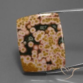 22.84ct 天然 マルチカラー 碧玉, バゲット, オペーク