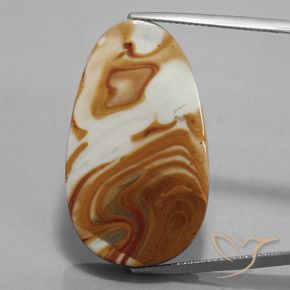 30.93ct 天然 マルチカラー 碧玉, ファンシー, オペーク
