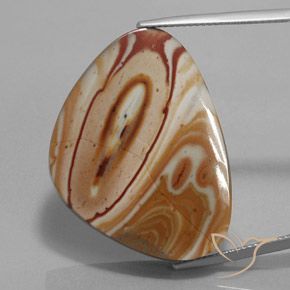 35.99ct 天然 マルチカラー 碧玉, ファンシー, オペーク