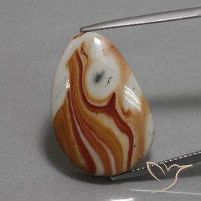 16.78ct 天然 マルチカラー 碧玉, ファンシー, オペーク