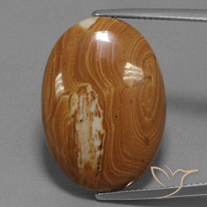 19.27ct 天然 マルチカラー 碧玉, 楕円形, オペーク