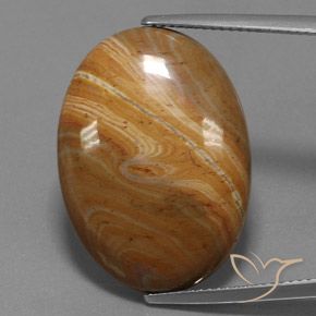 19.95ct 天然 マルチカラー 碧玉, 楕円形, オペーク