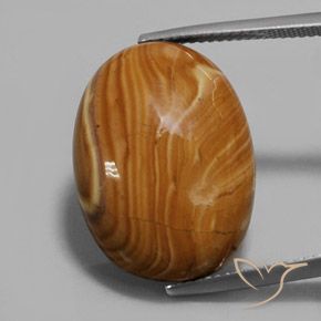 16.90ct 天然 マルチカラー 碧玉, 楕円形, オペーク