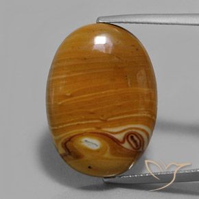 14.78ct 天然 マルチカラー 碧玉, 楕円形, オペーク