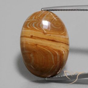 17.22ct 天然 マルチカラー 碧玉, 楕円形, オペーク