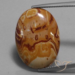 11.88ct 天然 マルチカラー 碧玉, 楕円形, オペーク