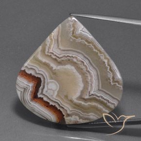 39.03ct 天然 マルチカラー 碧玉, 洋梨の形, オペーク