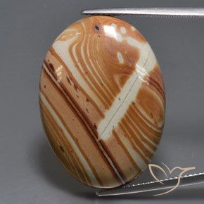 32.45ct 天然 マルチカラー 碧玉, 楕円形, オペーク
