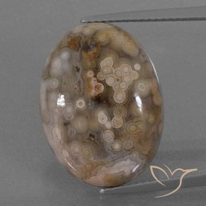 15.78ct 天然 マルチカラー 碧玉, 楕円形, オペーク