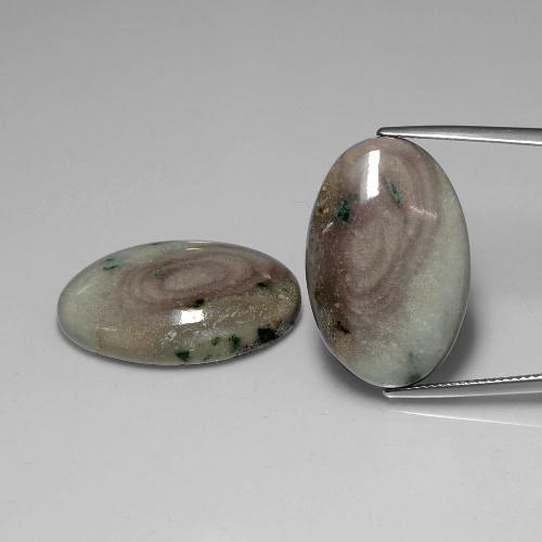 自然派の商品を探す 34.41ct マルチカラー 碧玉 宝石, オーバルカット, メキシコ からGemSelectで. 在庫あり、世界各国へ発送!