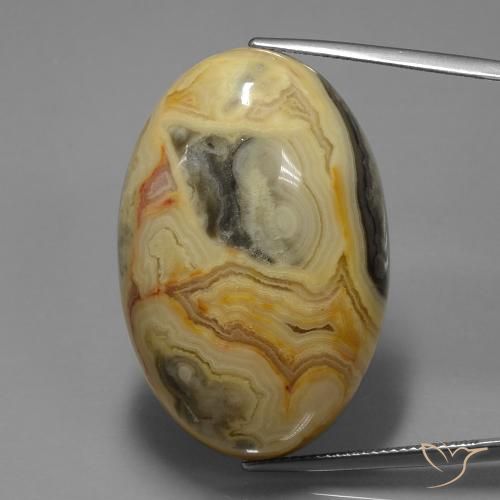 60.57ct 天然 マルチカラー 碧玉, 楕円形, オペーク