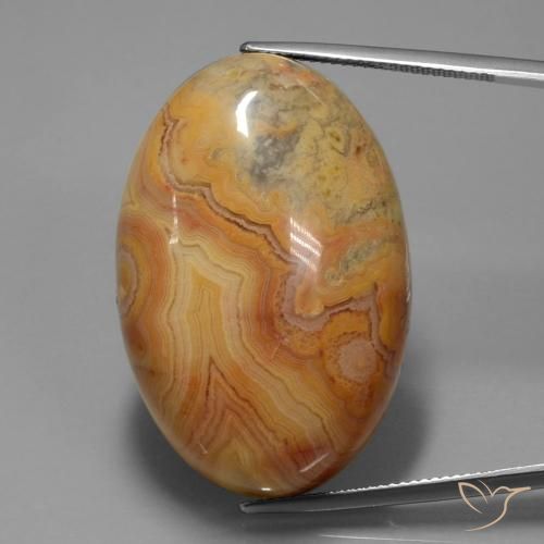 61.26ct 天然 ディープオレンジ 碧玉, 楕円形, オペーク