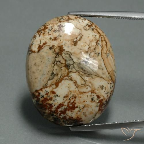 30.15ct 天然 マルチカラー 碧玉, 楕円形, オペーク